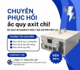 DỊCH VỤ PHỤC HỒI BÌNH ẮC QUY XE NÂNG ĐIỆN