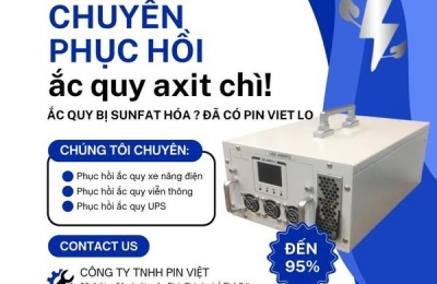 DỊCH VỤ PHỤC HỒI BÌNH ẮC QUY XE NÂNG ĐIỆN
